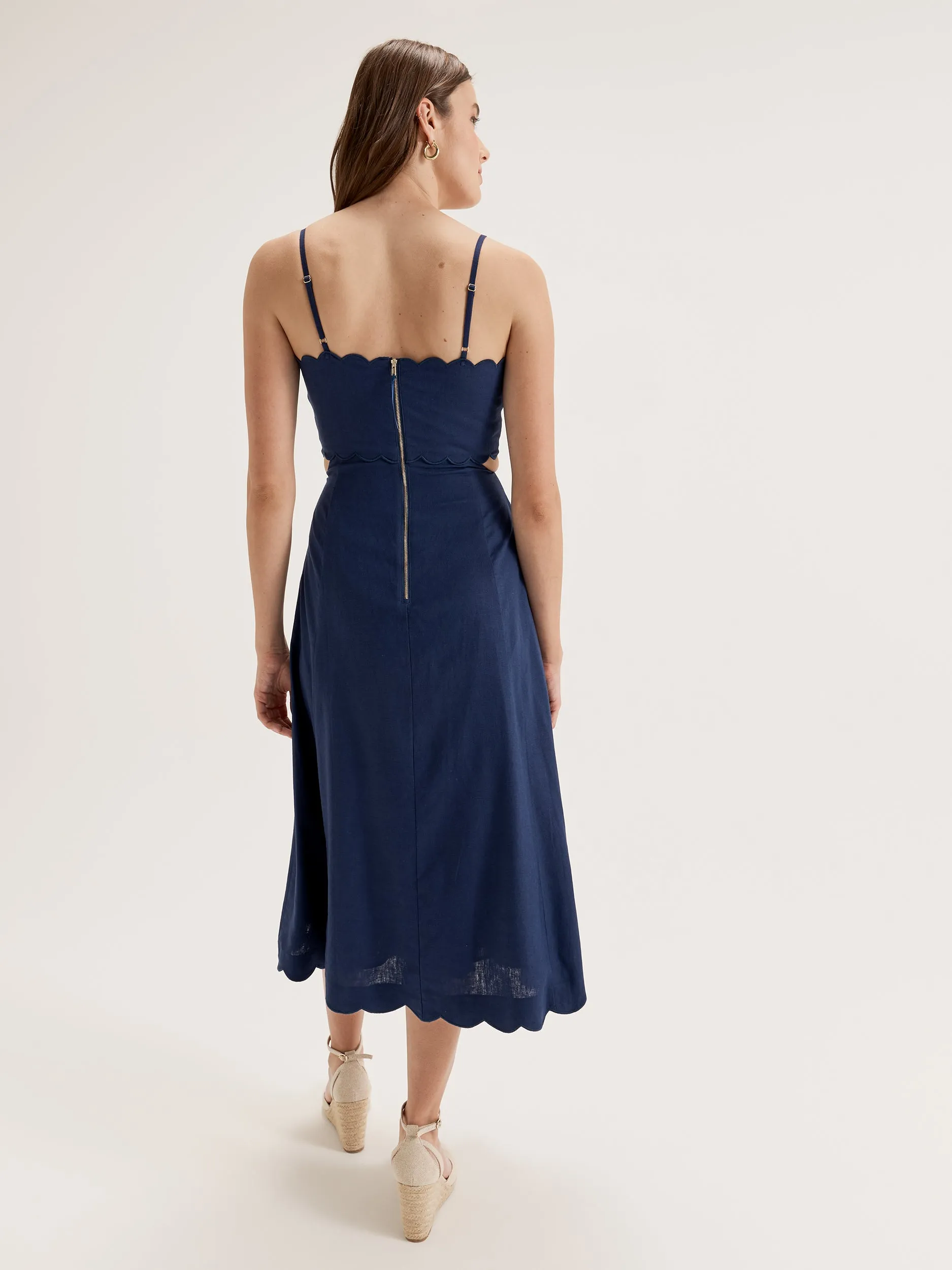 Gigi Scalloped Dress