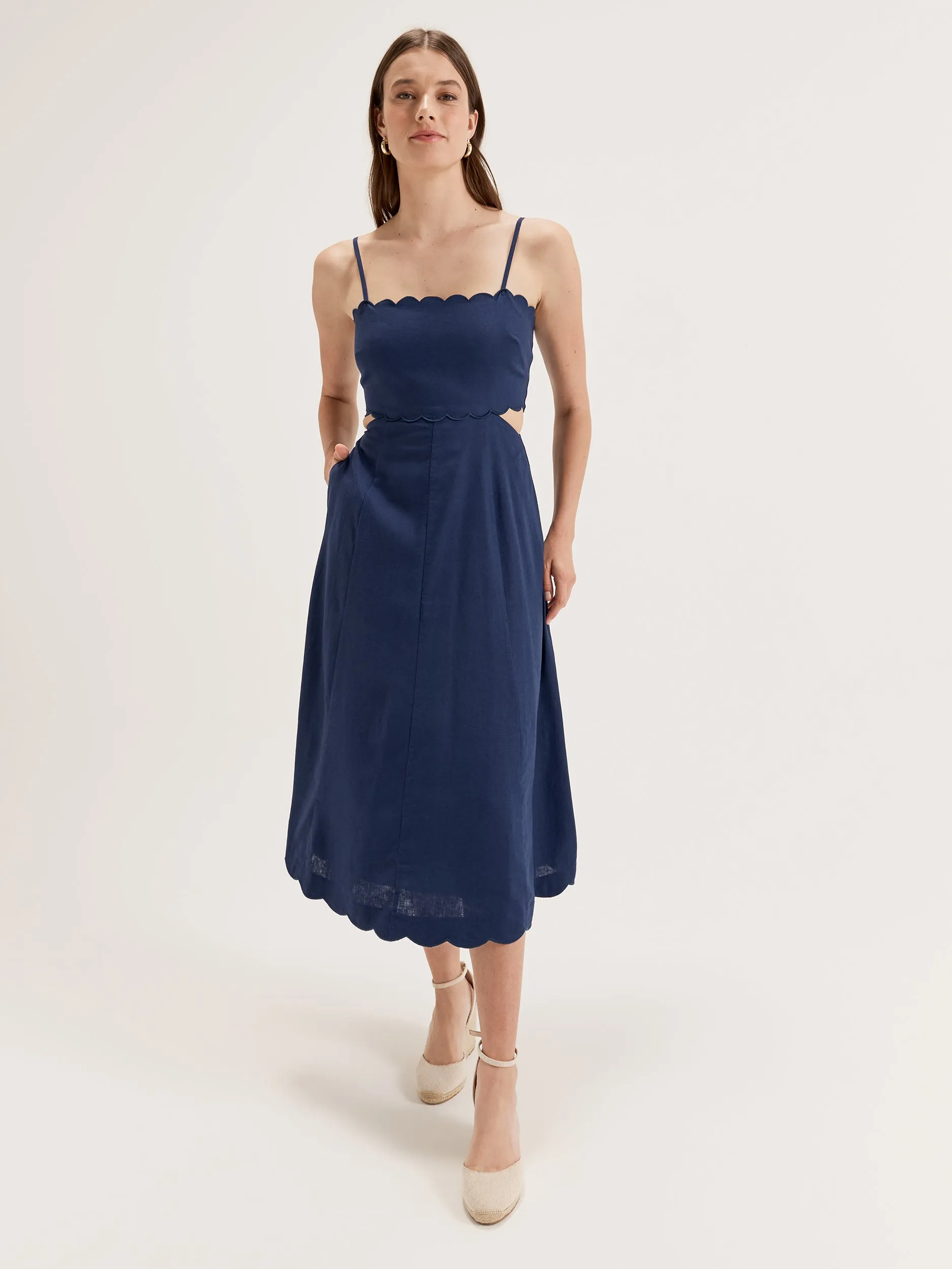 Gigi Scalloped Dress