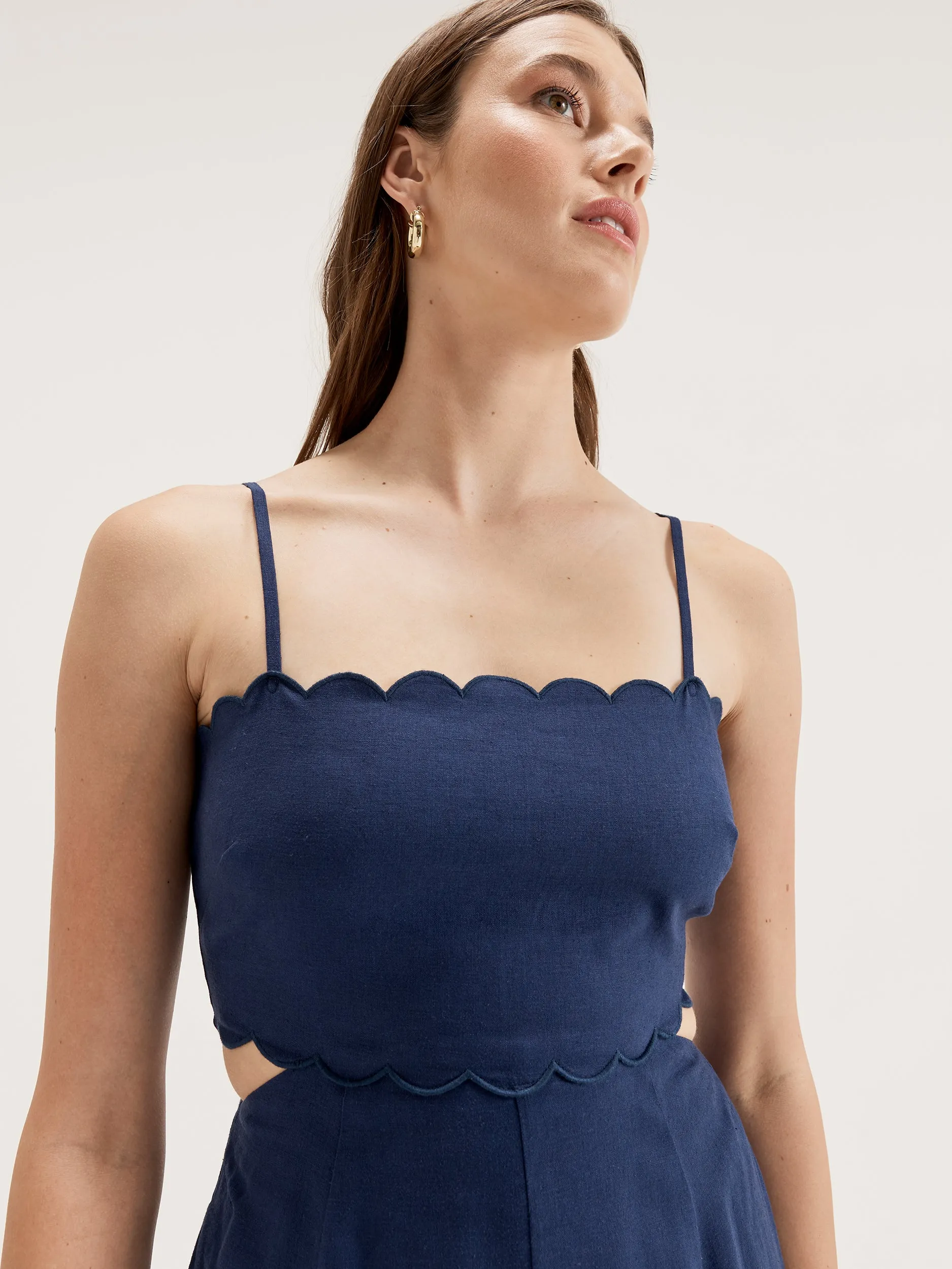 Gigi Scalloped Dress