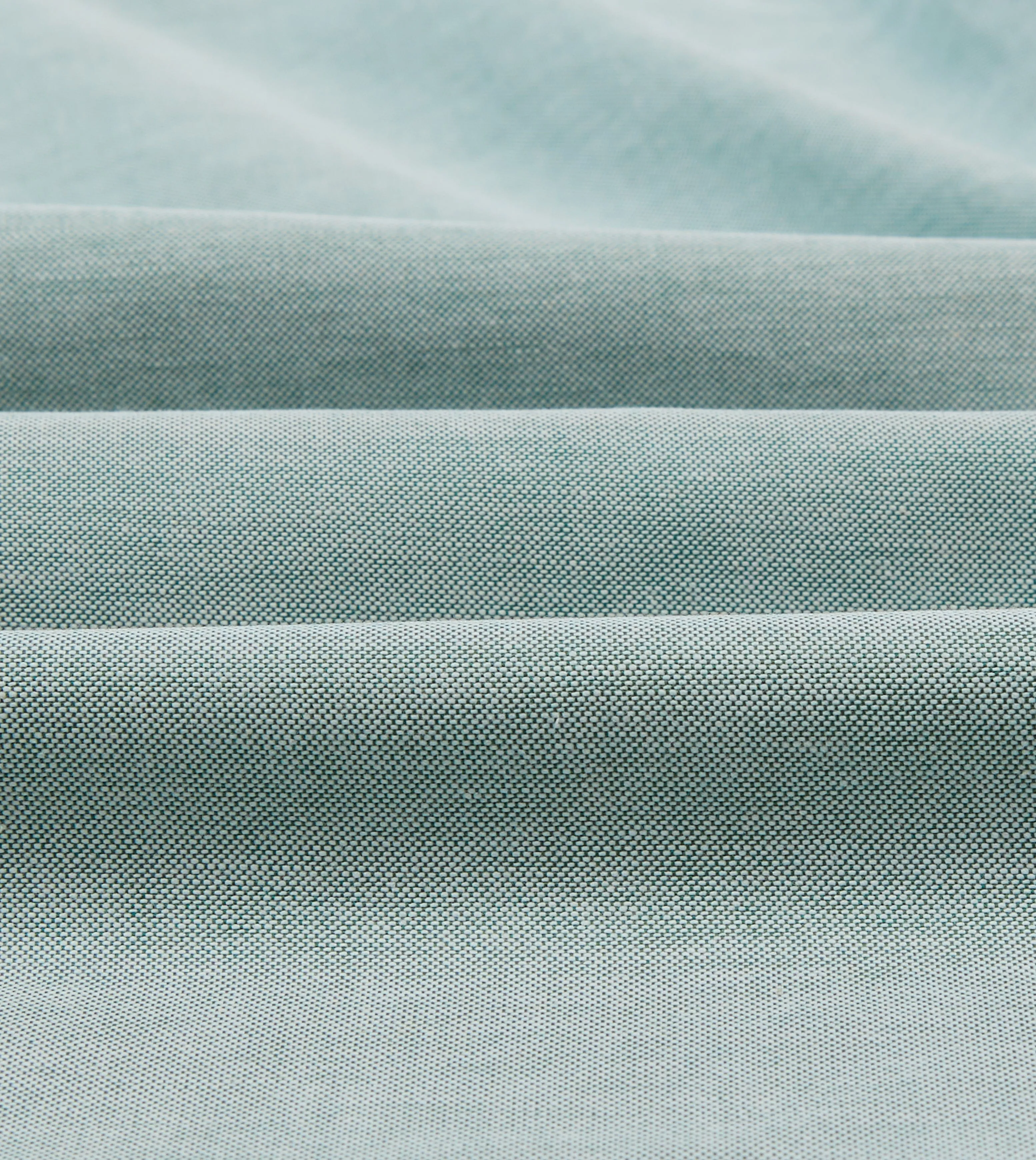 Green Cotton Oxford Cloth Button-Down Shirt