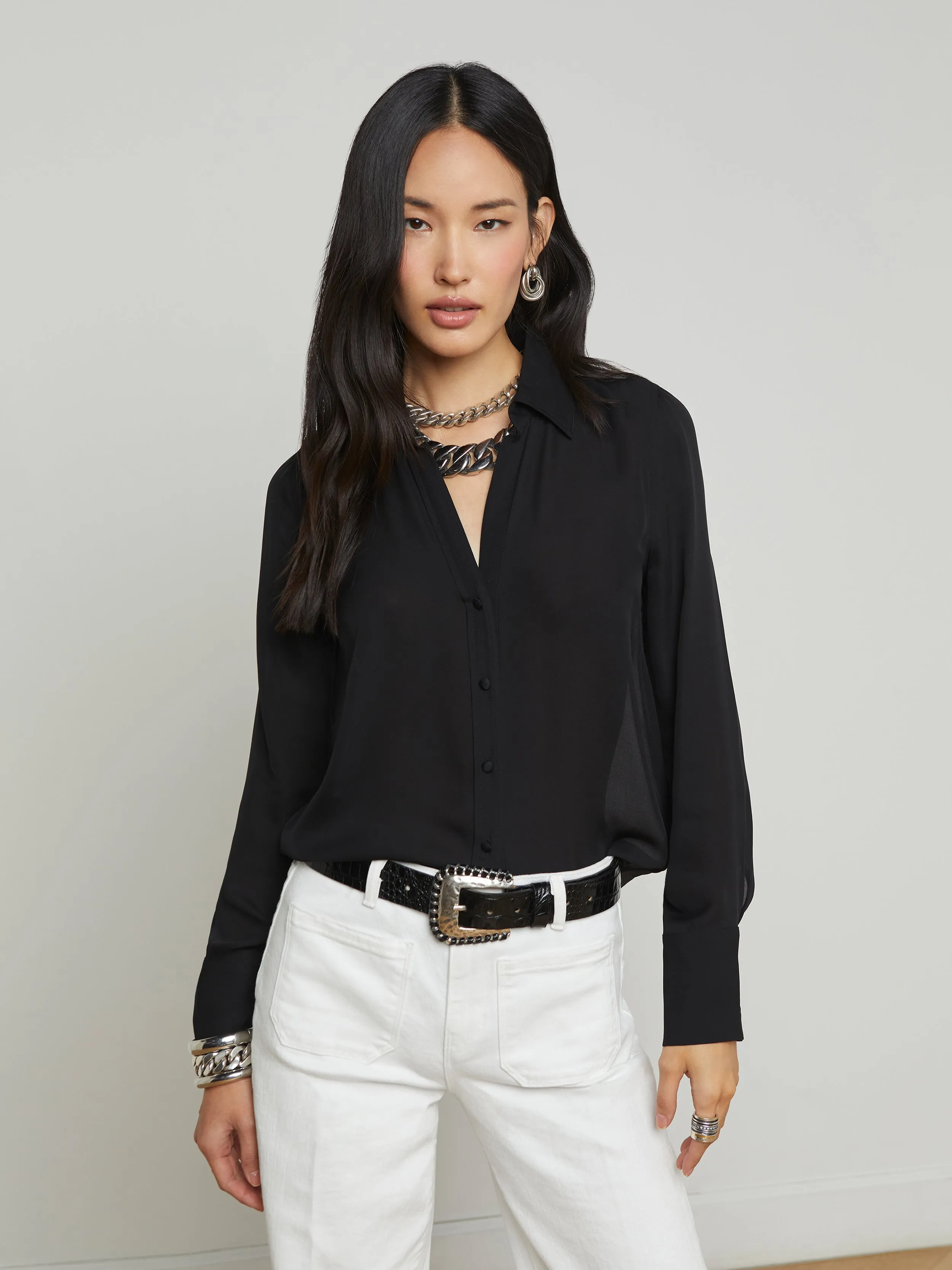 Hailie Silk Dragon Blouse