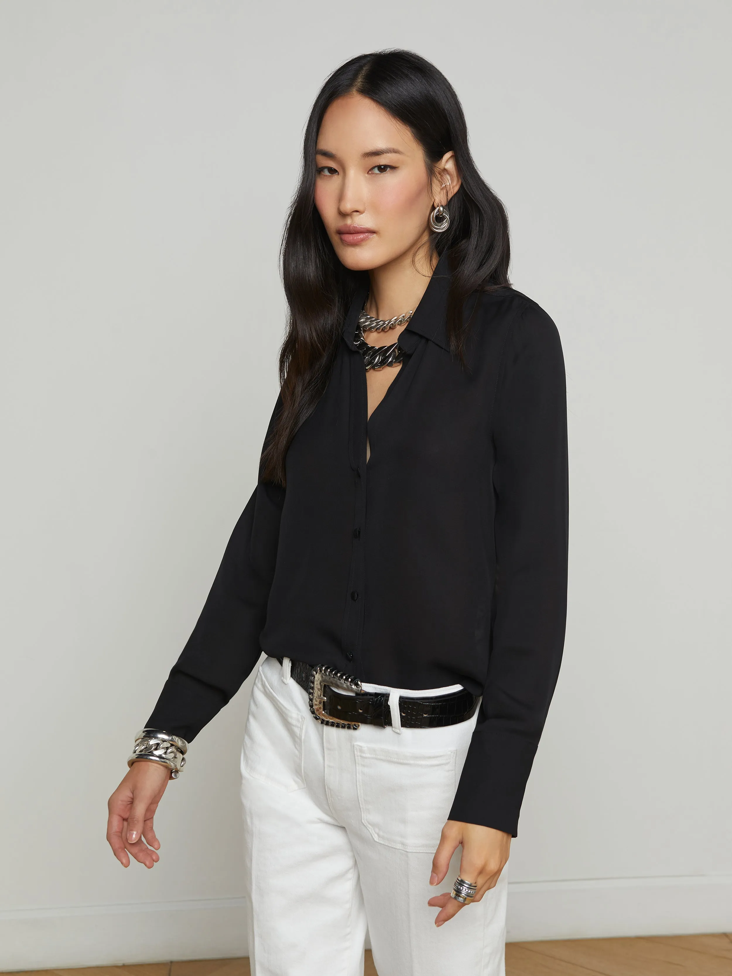 Hailie Silk Dragon Blouse