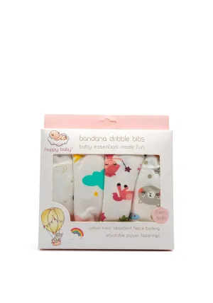 Happy Baby Unicorn Bamboo Bandana Bibs, Multi