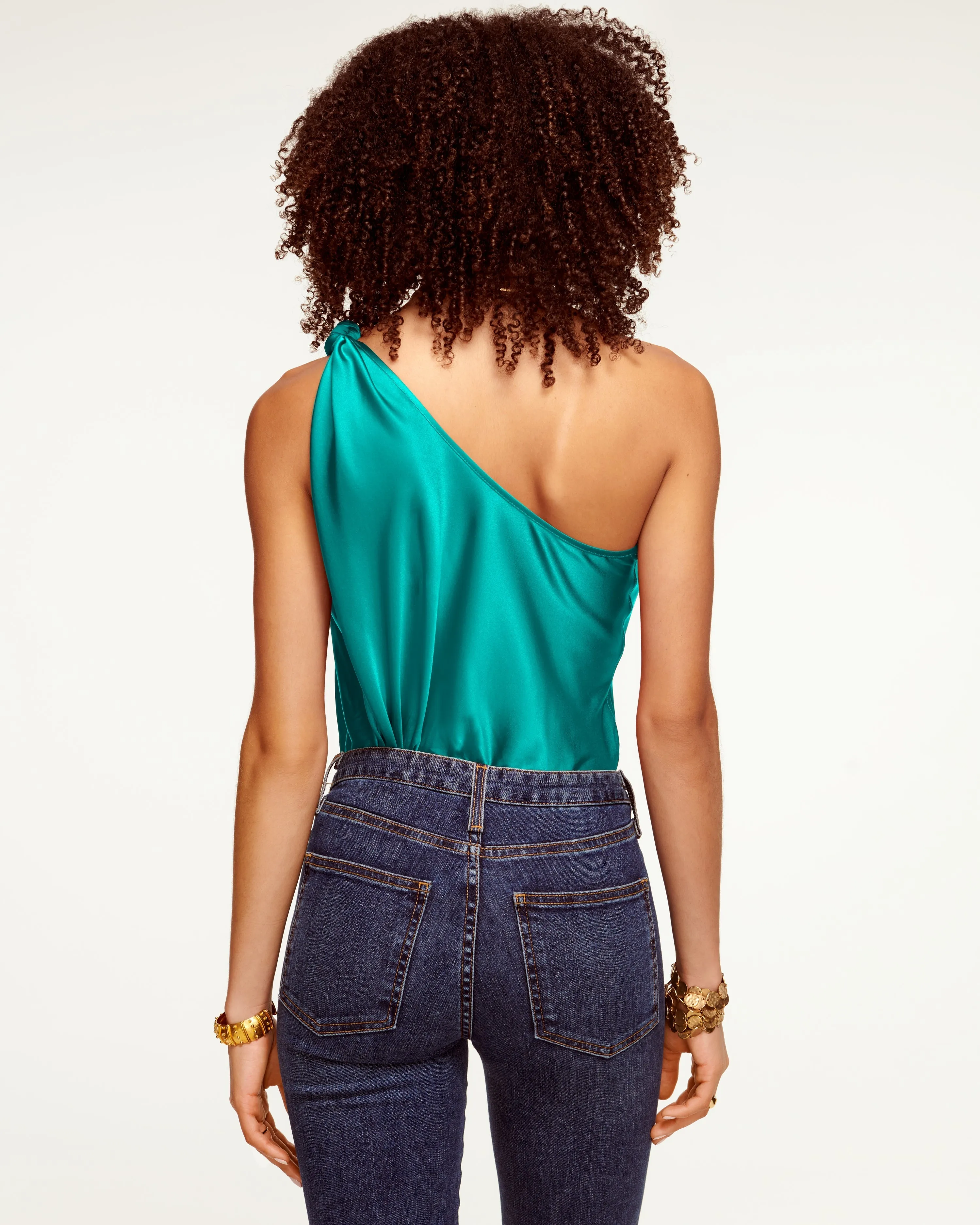 Harriet Silk Halter Tank Top