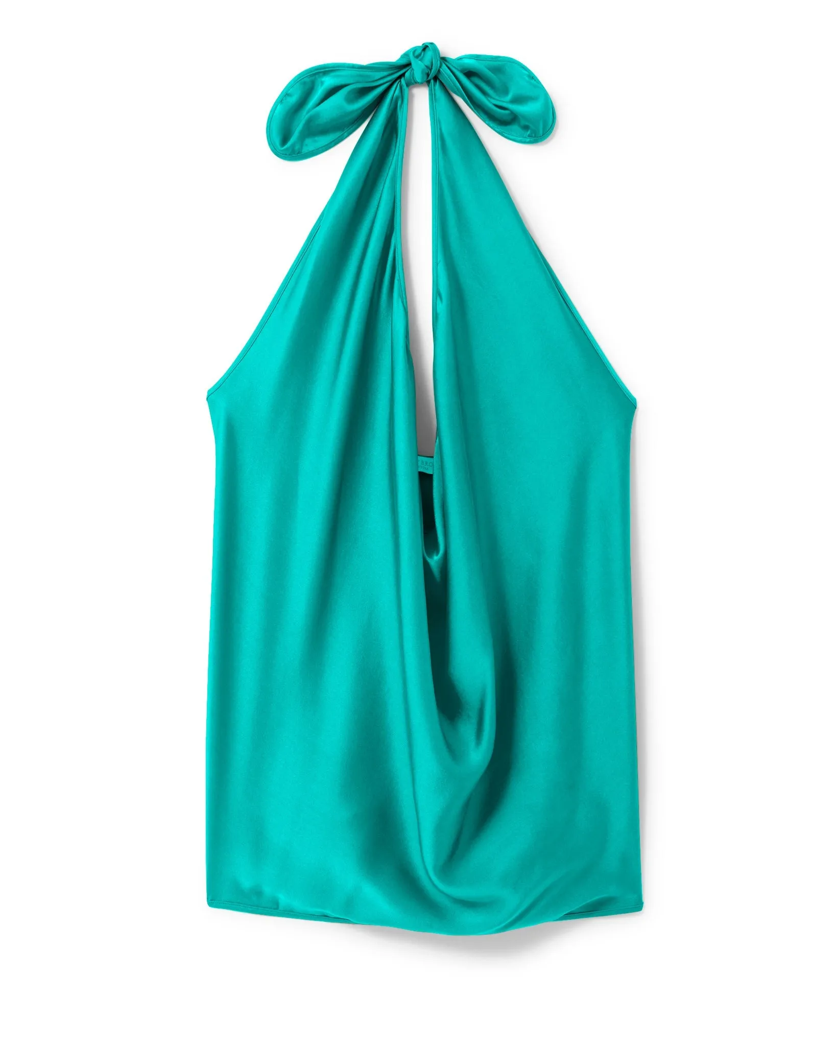 Harriet Silk Halter Tank Top