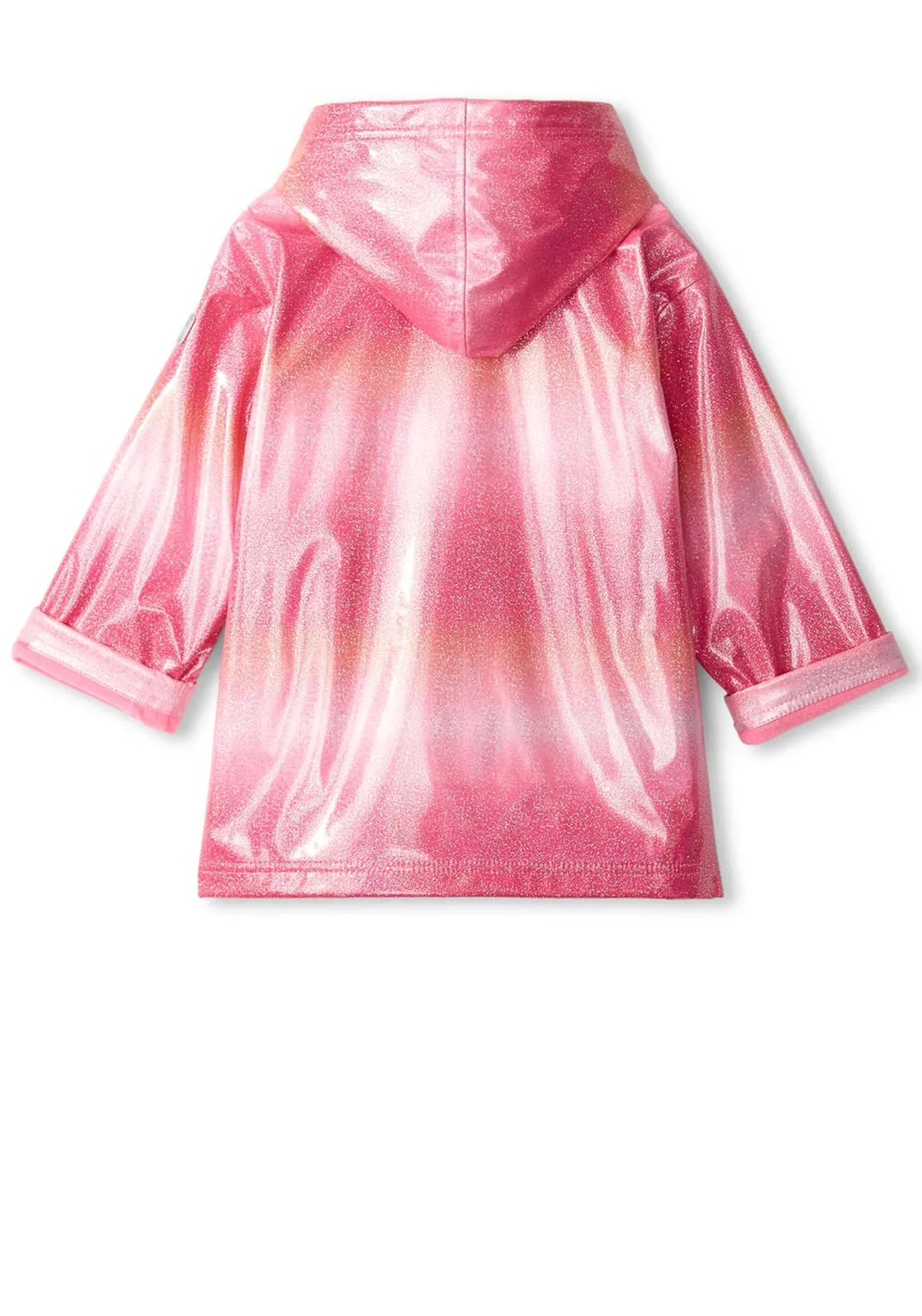 Hatley Girls Summer Glitter Waterproof Rain Jacket, Pink