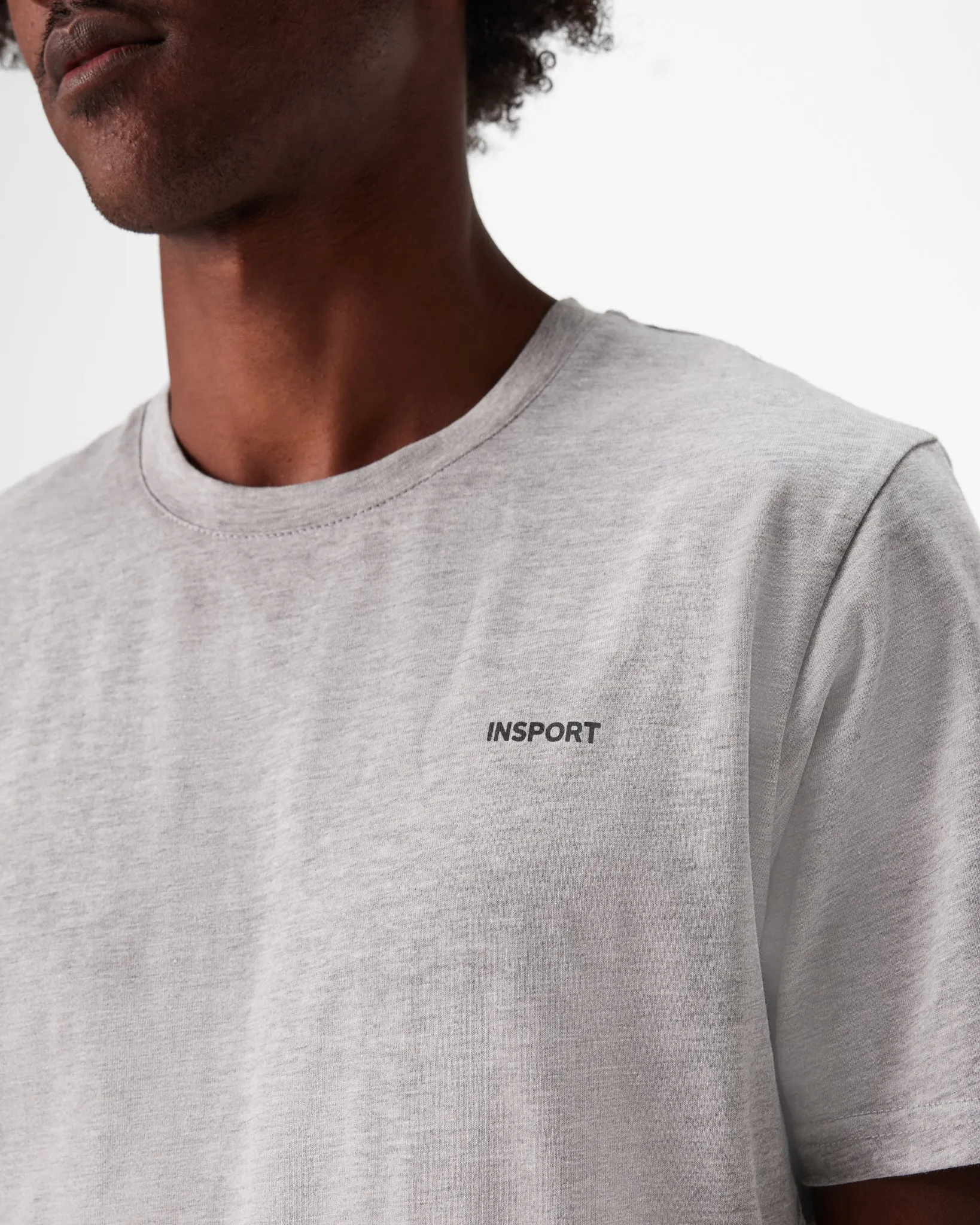 INSPORT MEN'S CLASSIC GREY TEE