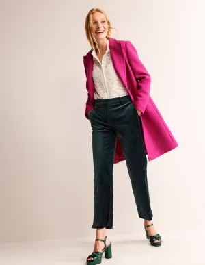 Kew Velvet Trousers-Trekking Green