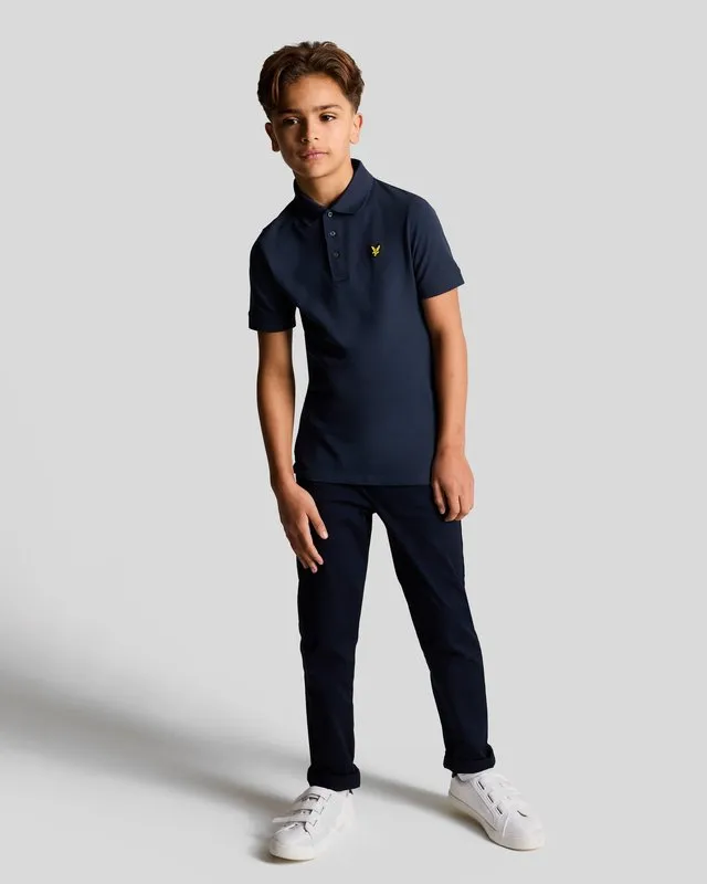 Kids Plain Polo Shirt