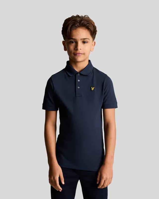 Kids Plain Polo Shirt