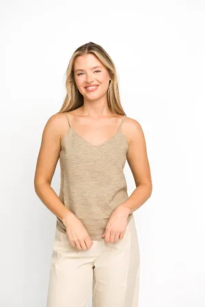Lacy Sweater Cami in Natural