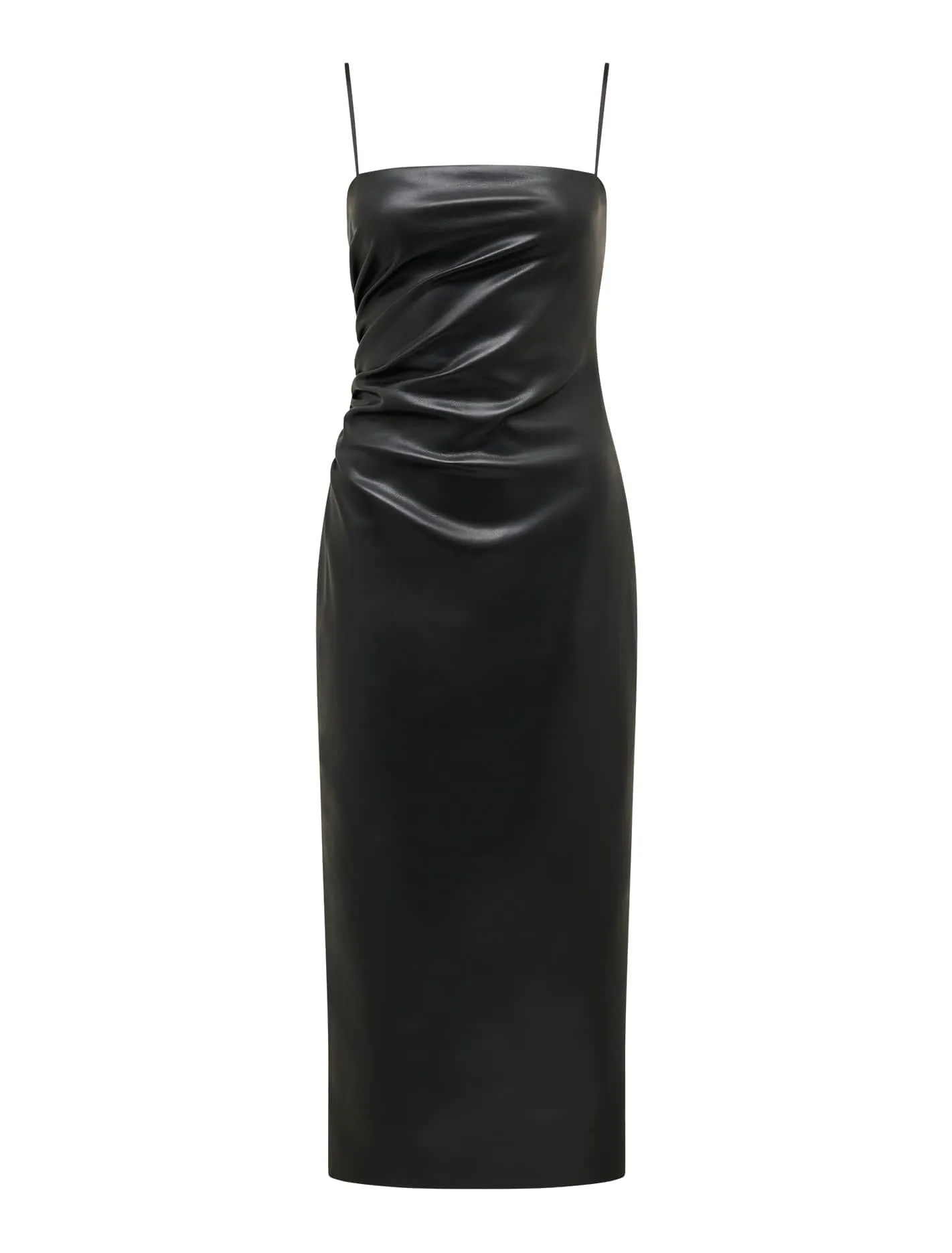 Lani PU Midi Dress