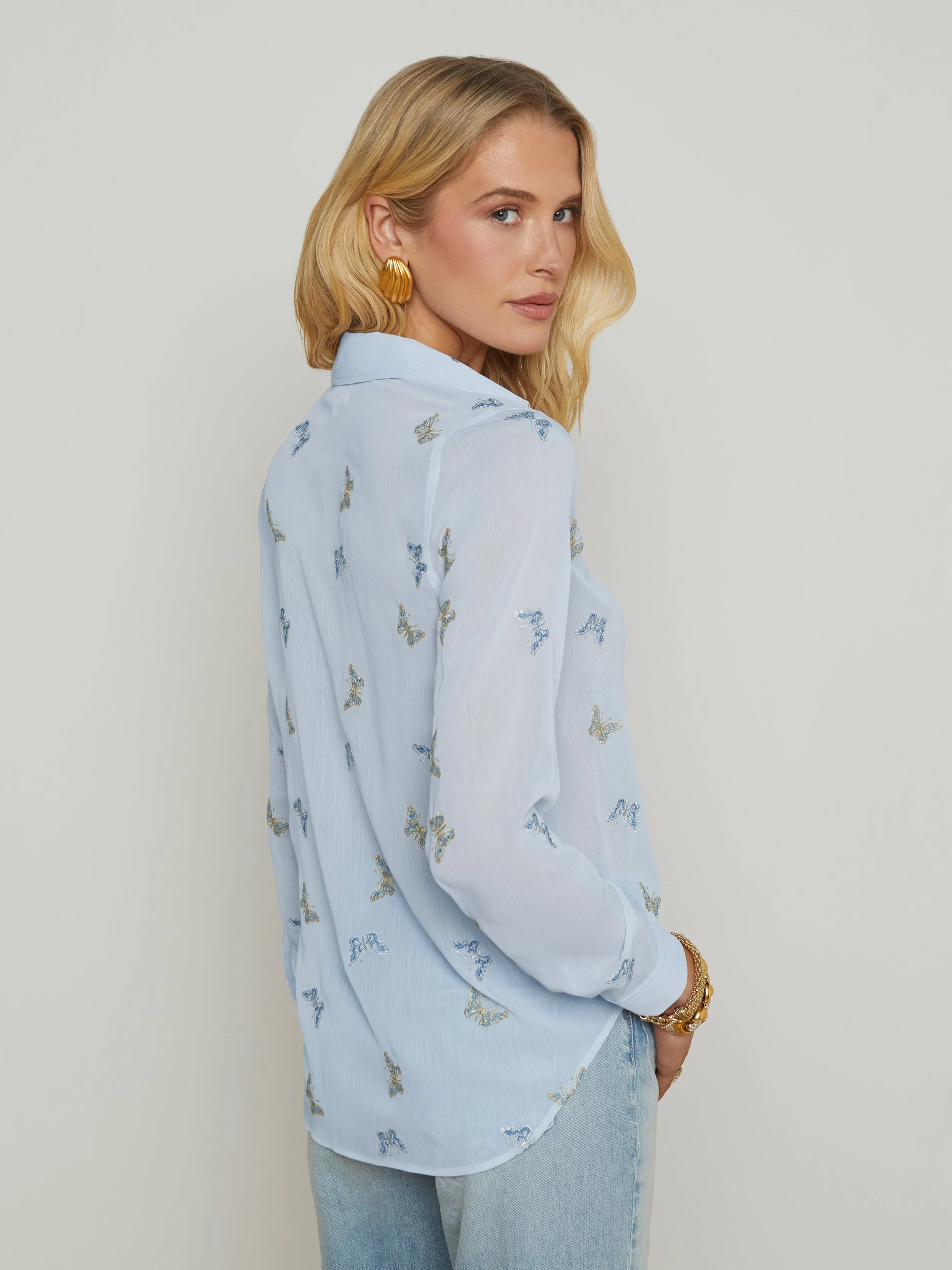 Laurent Embroidered Blouse