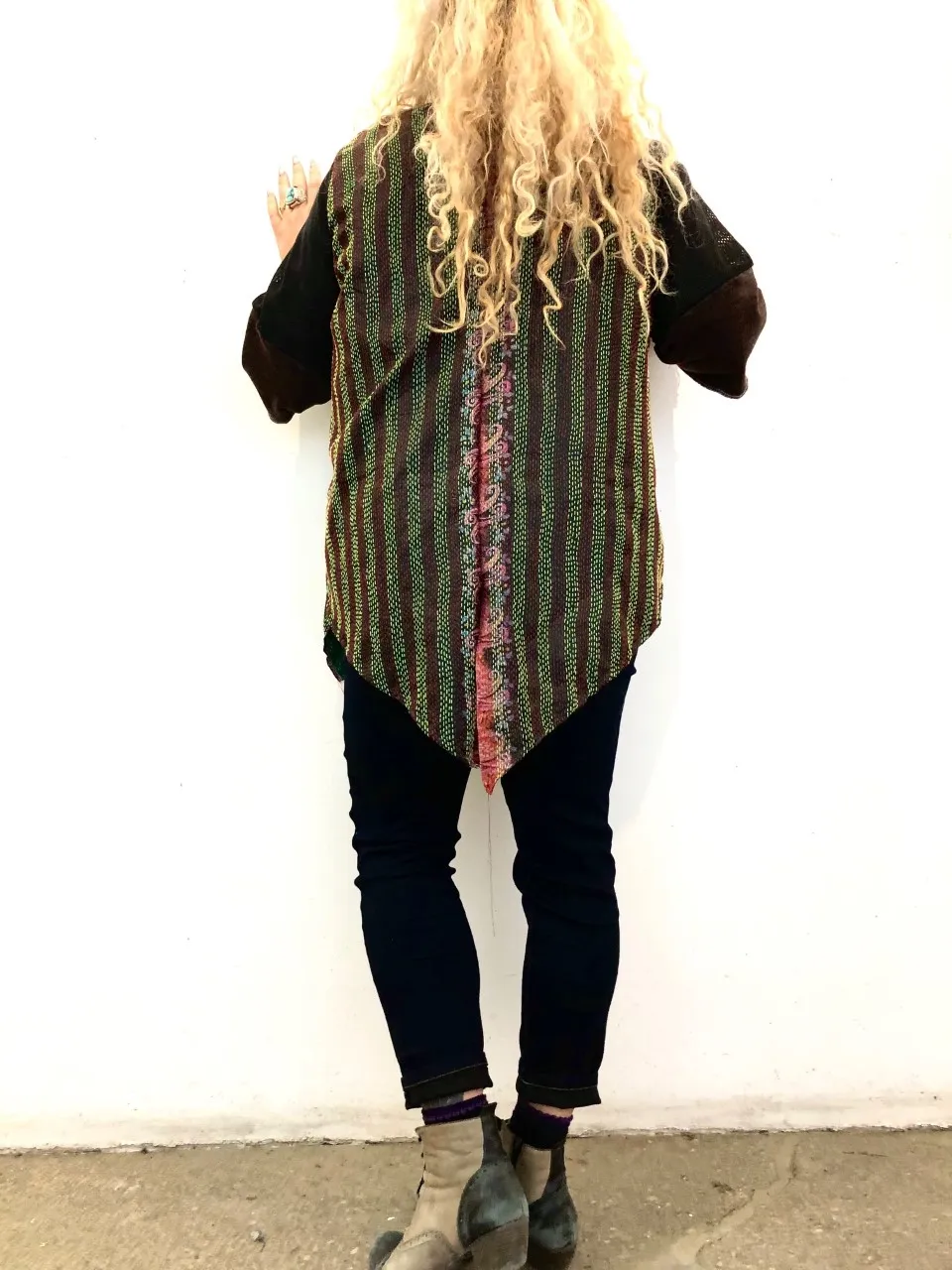 Light Silk kantha Jacket