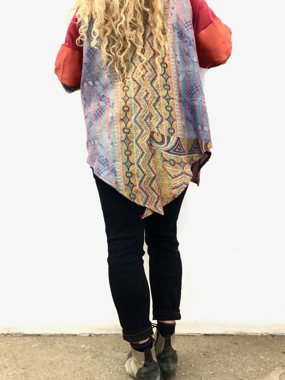 Light Silk kantha Jacket