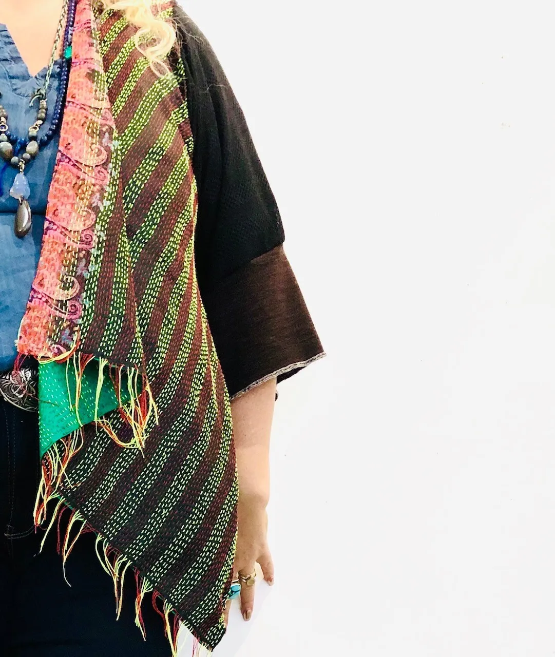Light Silk kantha Jacket