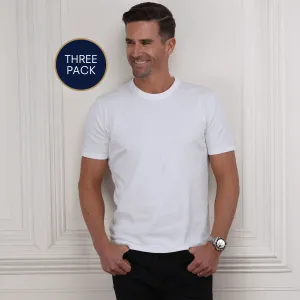 Lucca Tee Luxury Touch Classic White 3-Pack