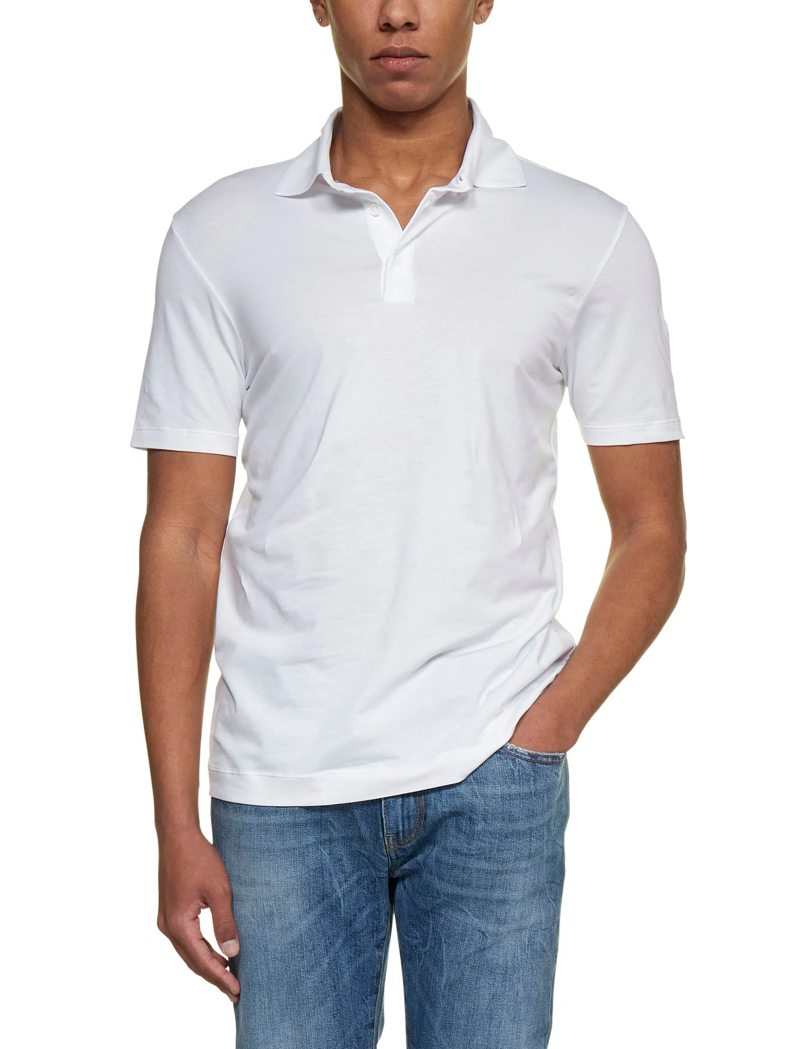 Malo Straight Hem Classic Polo Shirt