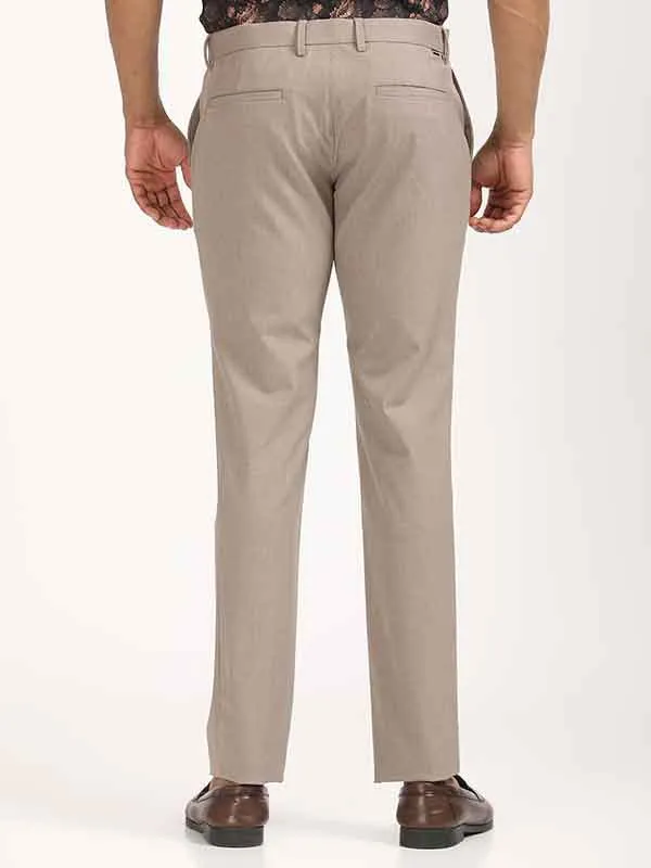 Men Urban Fit Polyester Blend Trouser