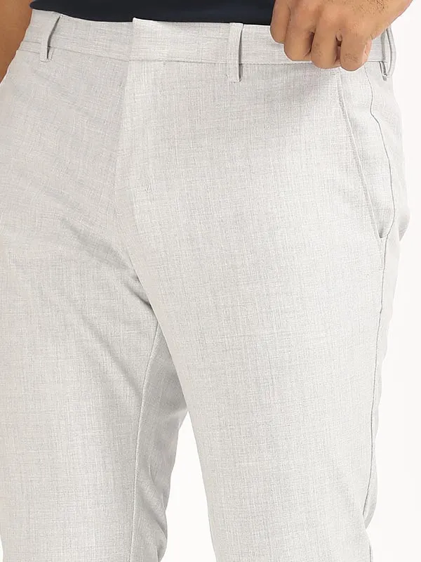 Men Urban Fit Polyester Blend Trouser
