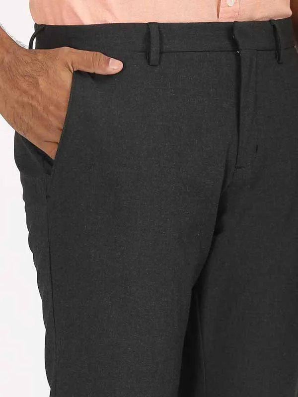 Men Urban Fit Polyester Blend Trouser