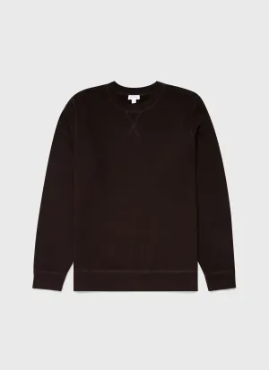 Men's Loopback Sweatshirt in Coffee