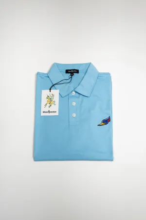 Men's Pima Cotton Polo Shirts Baby Blue