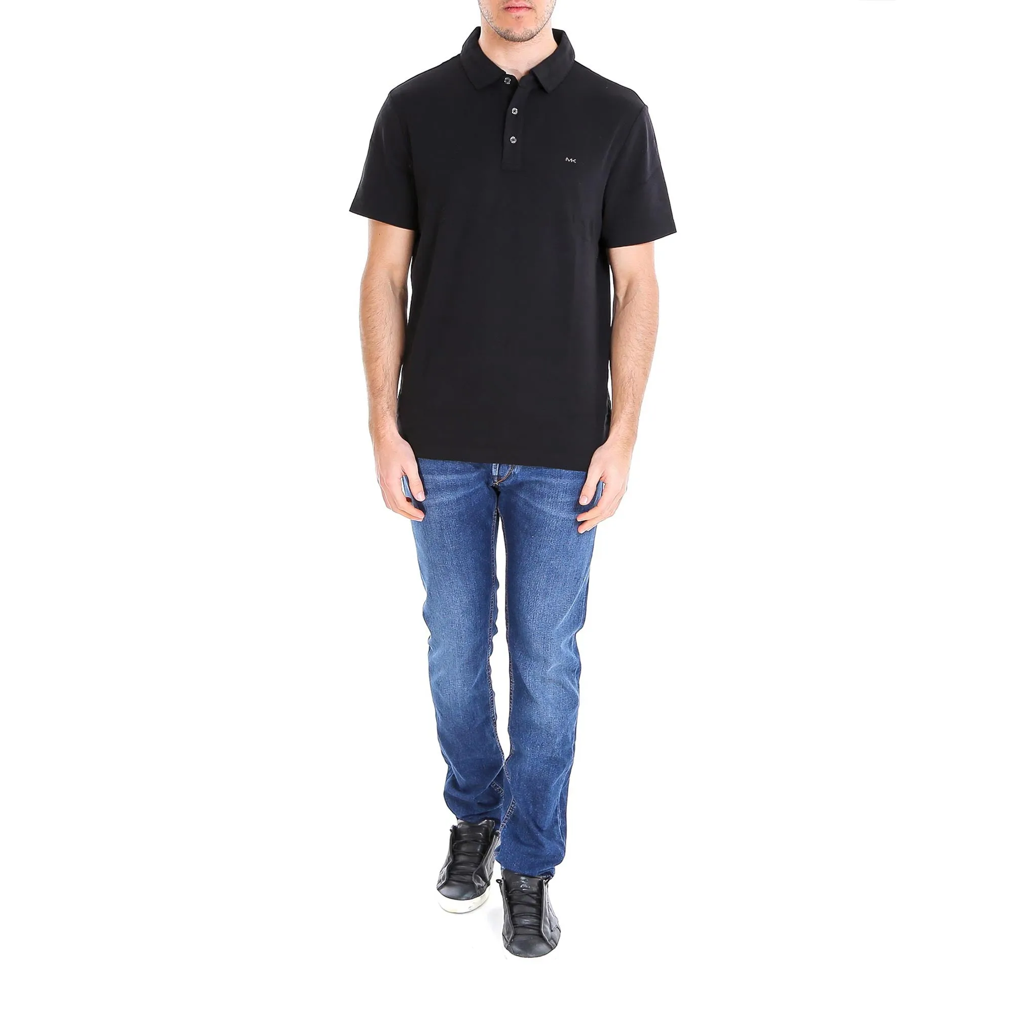 Michael Kors Classic Logo Embroidered Polo Shirt