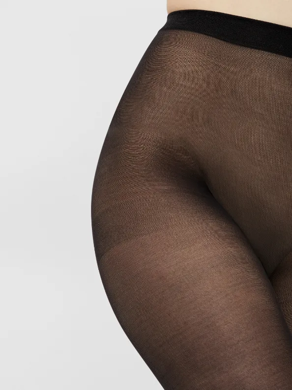 Nikoline 20 Denier 2 Pack Black Tights