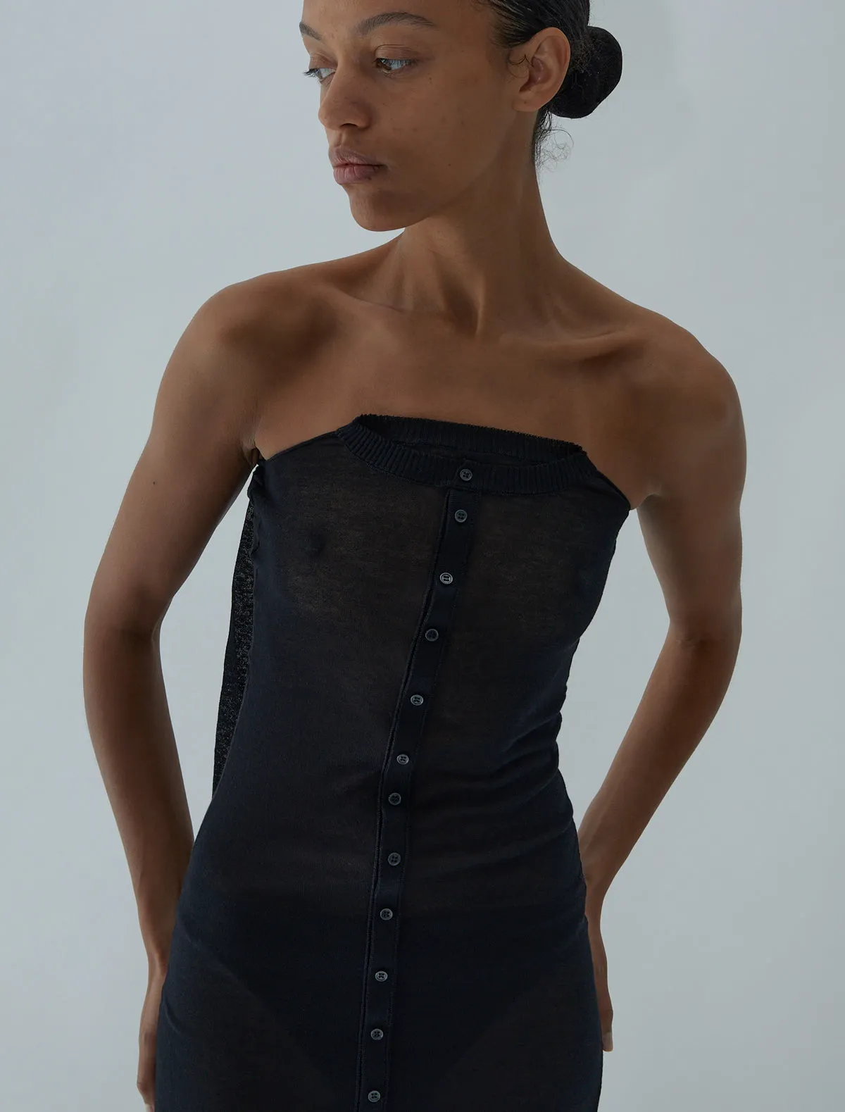 no 2396 / Folded Button Dress