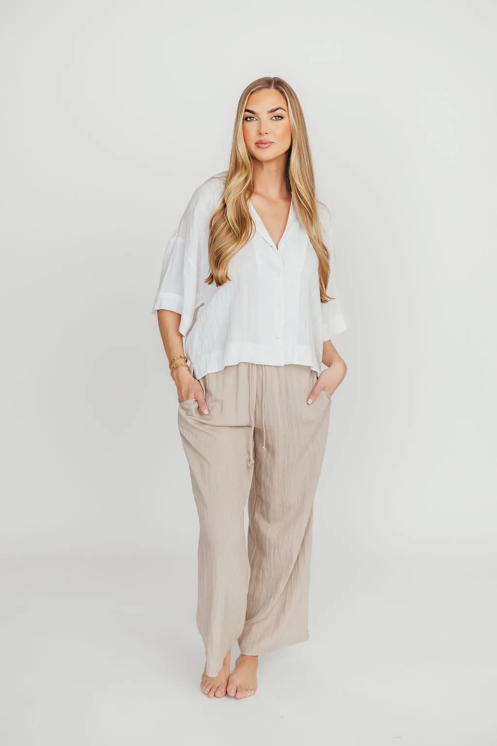Nora Pants in Khaki