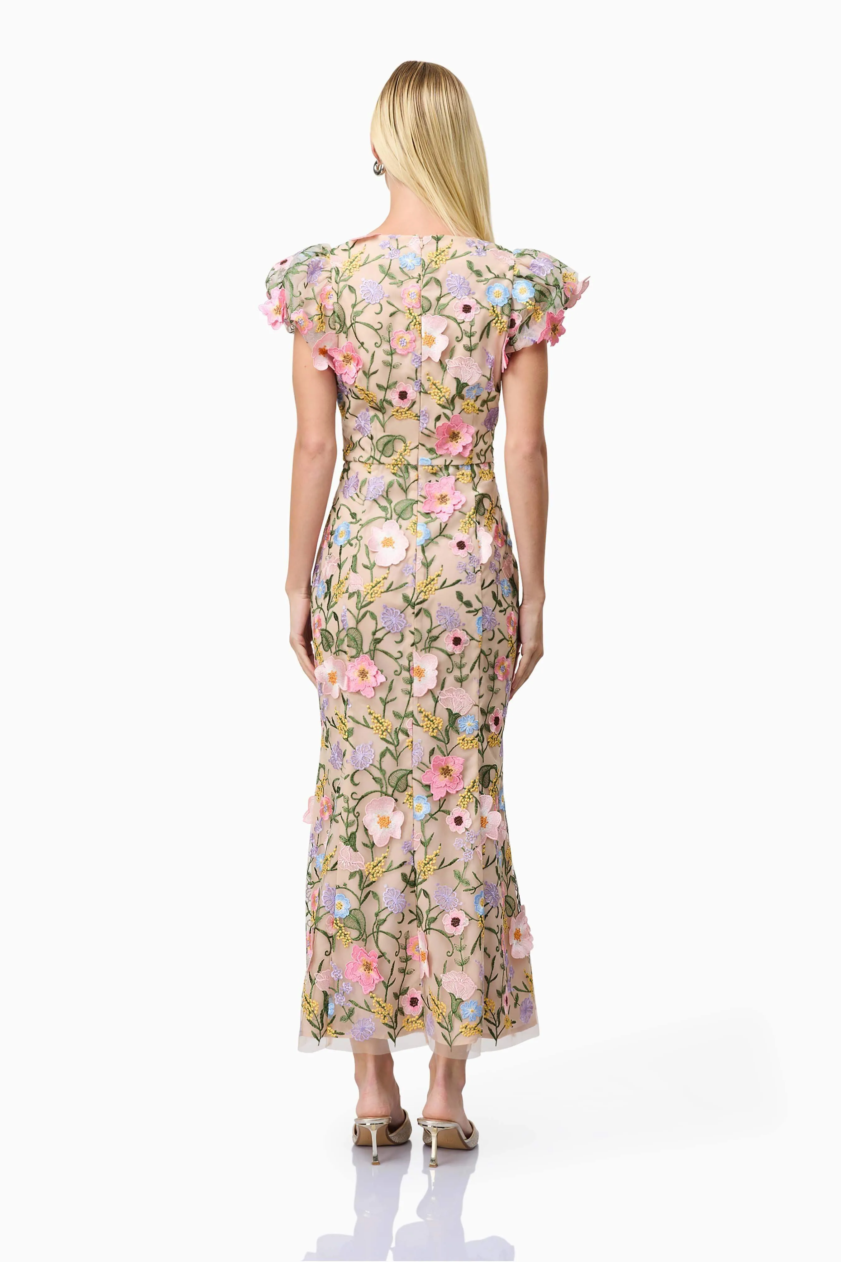 Nydia 3D Maxi Dress