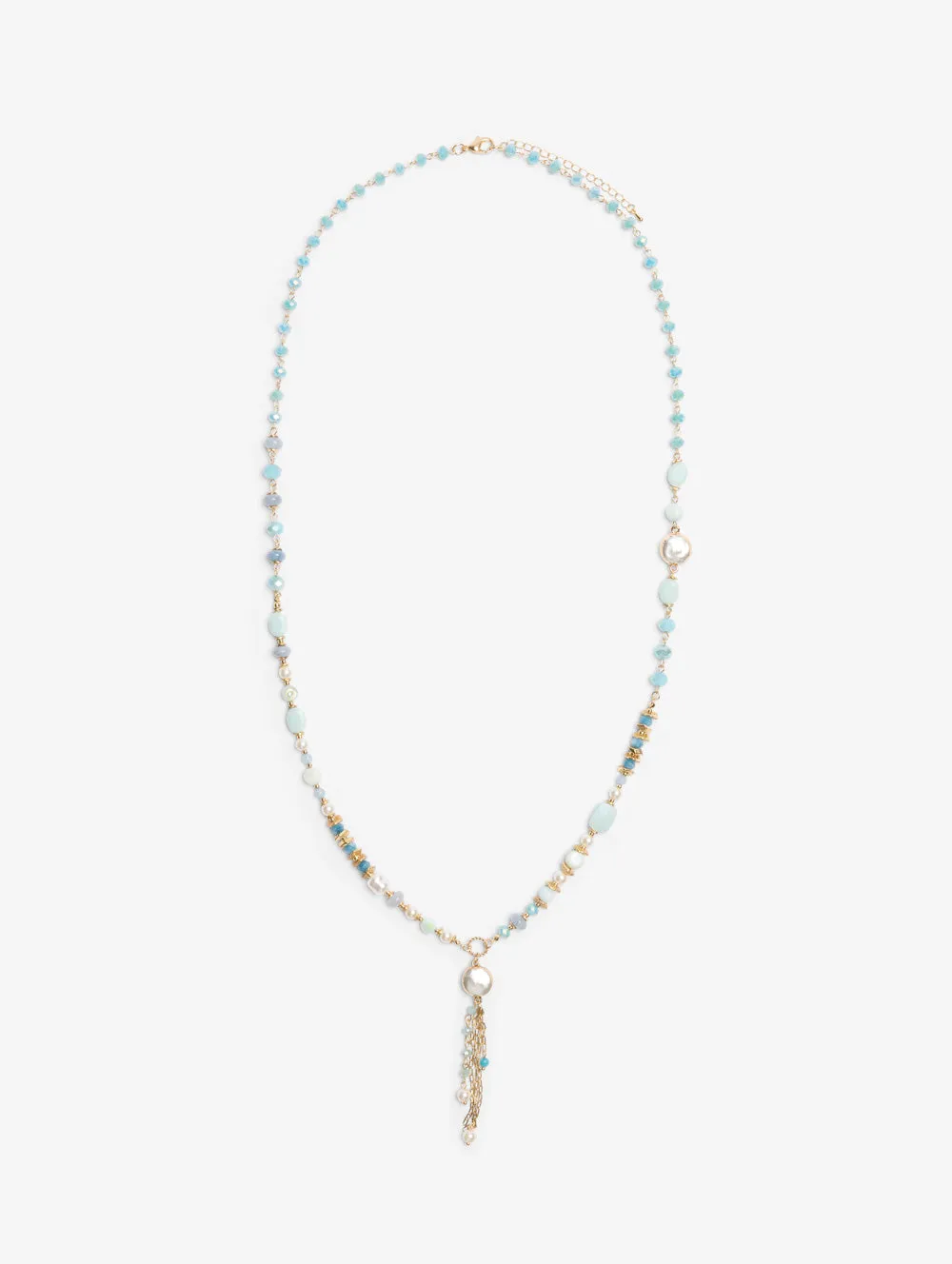 Ocean Tassle Pendant Necklace
