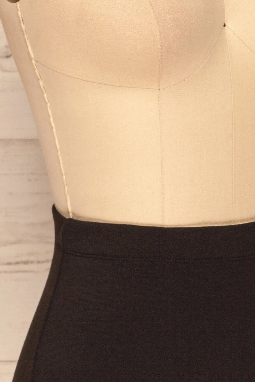 Olecko Noir | Black Wrap Skirt