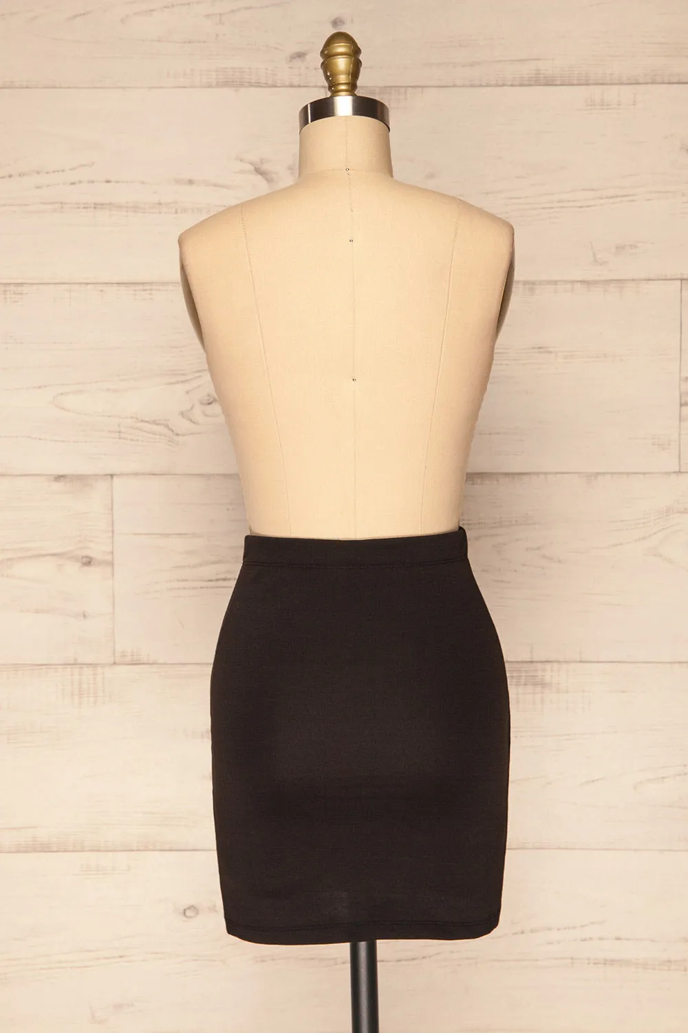 Olecko Noir | Black Wrap Skirt