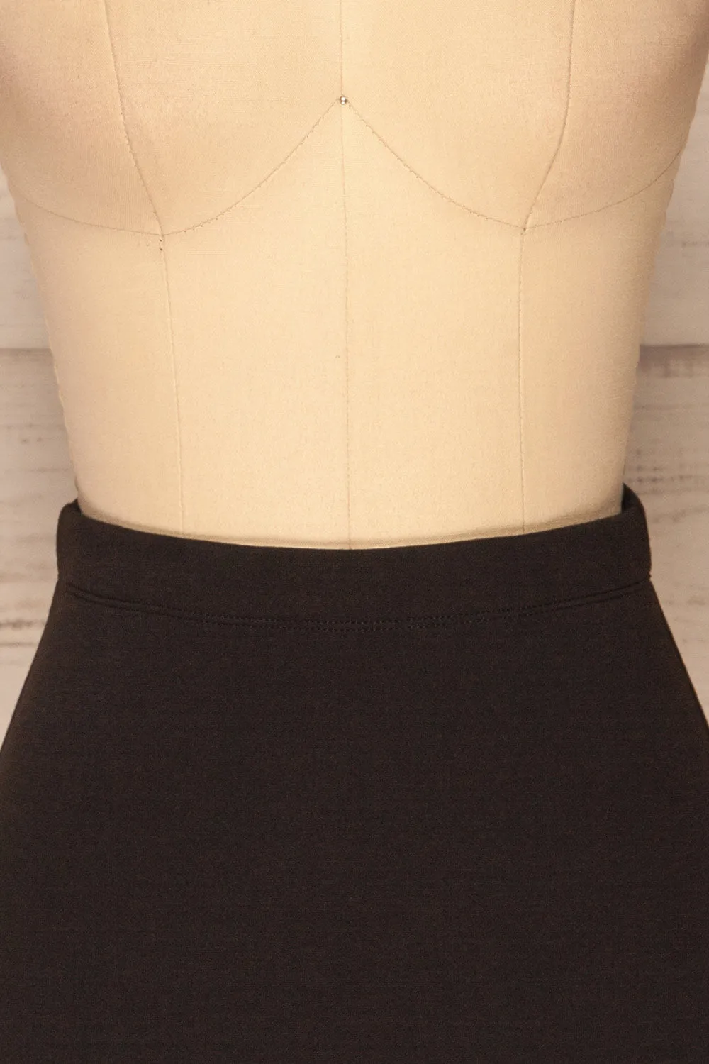 Olecko Noir | Black Wrap Skirt