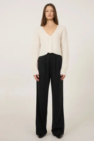 One Grey Day - Ivory Polly Cashmere Cardigan