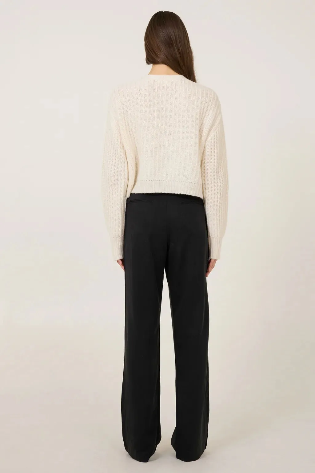 One Grey Day - Ivory Polly Cashmere Cardigan