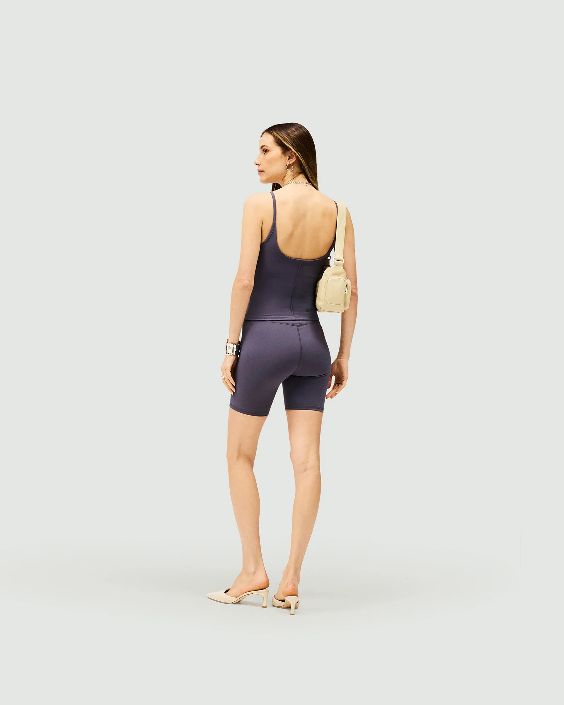 Owners Club Longerline Bike Short - Grey