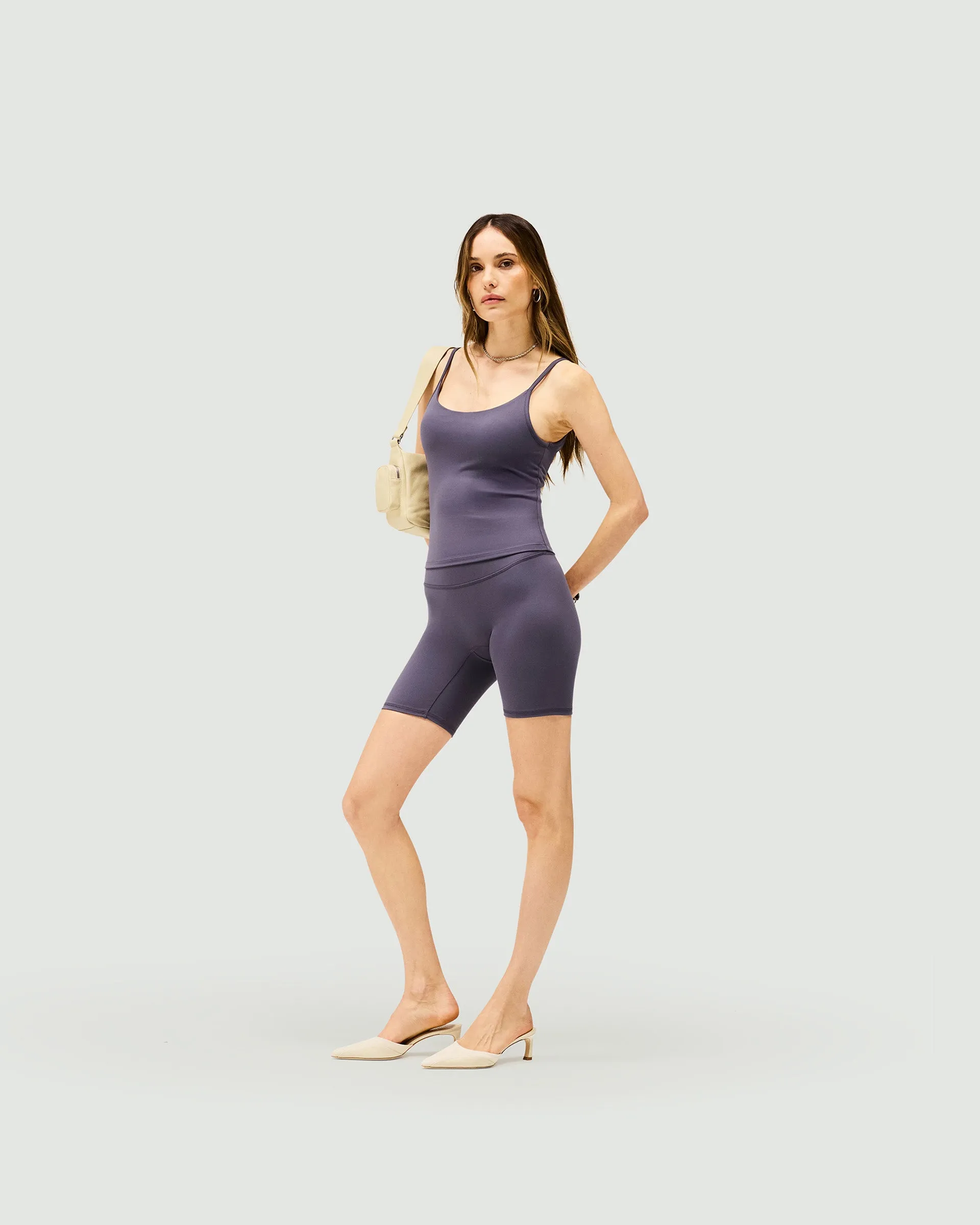 Owners Club Longerline Bike Short - Grey