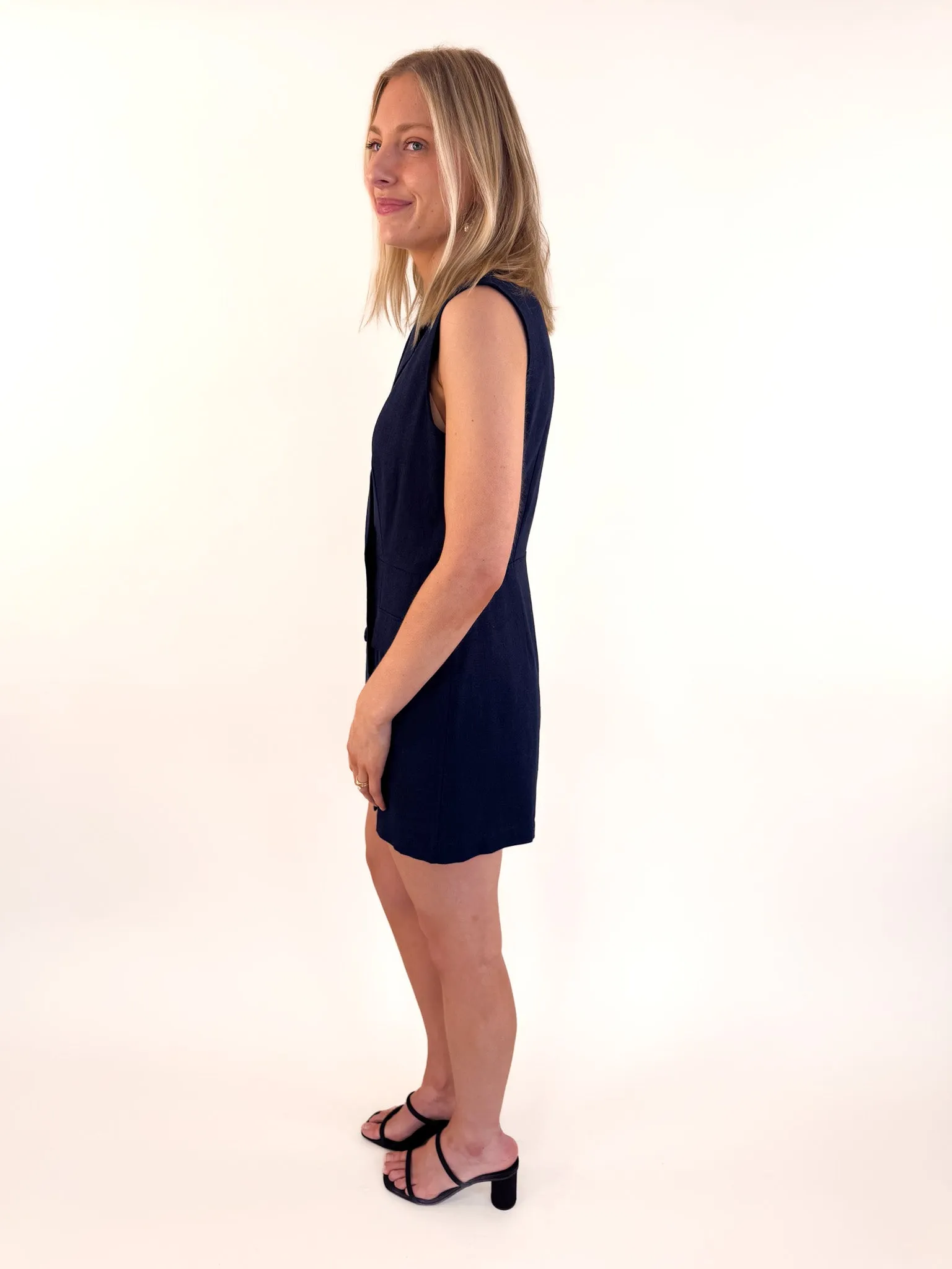 Paris Maritime Blue Romper