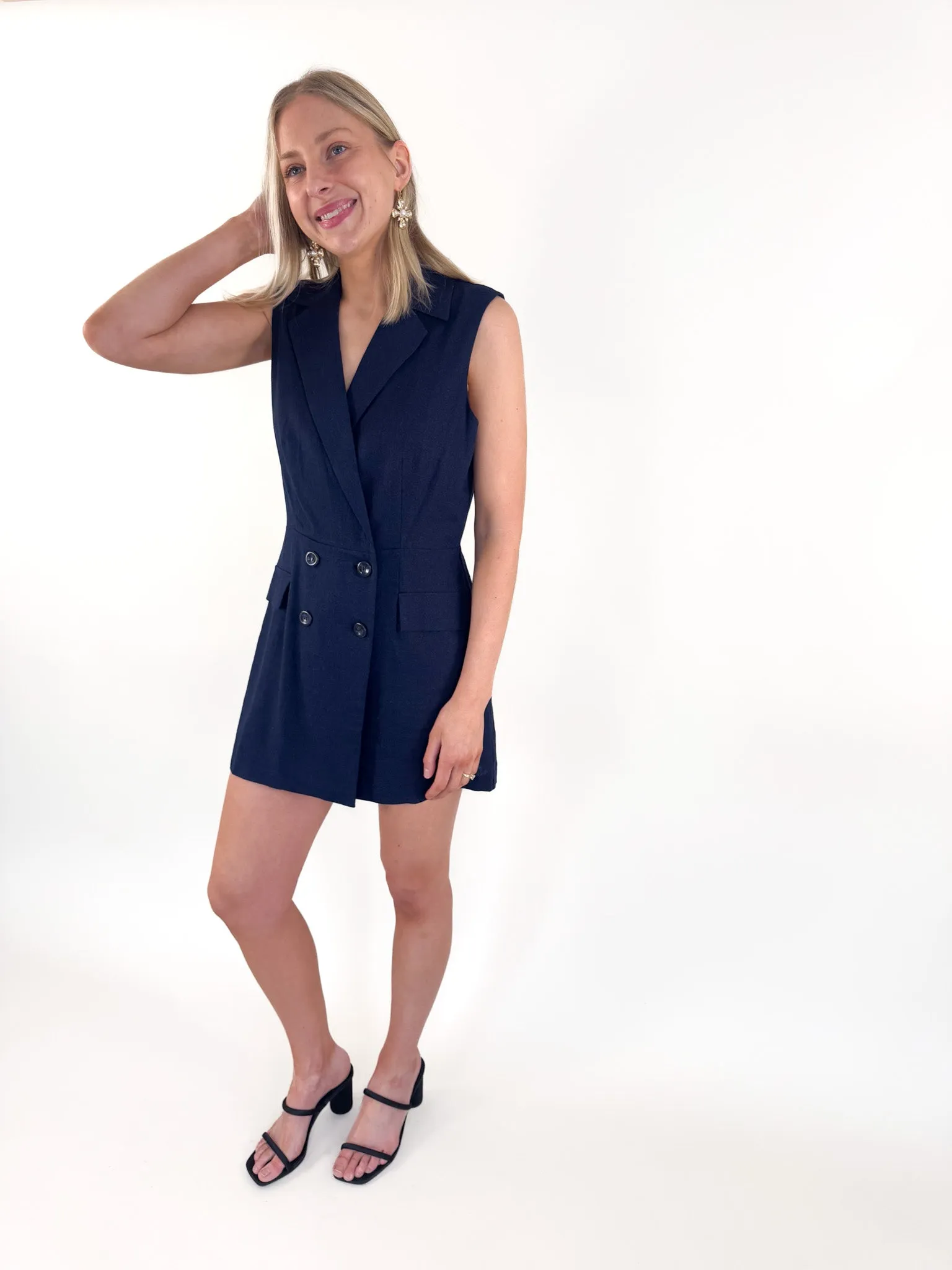 Paris Maritime Blue Romper