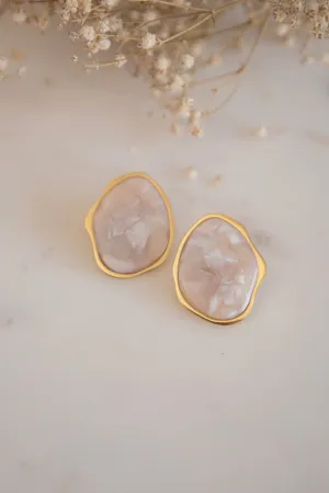 Perfectly Imperfect Beige - Oorbellen