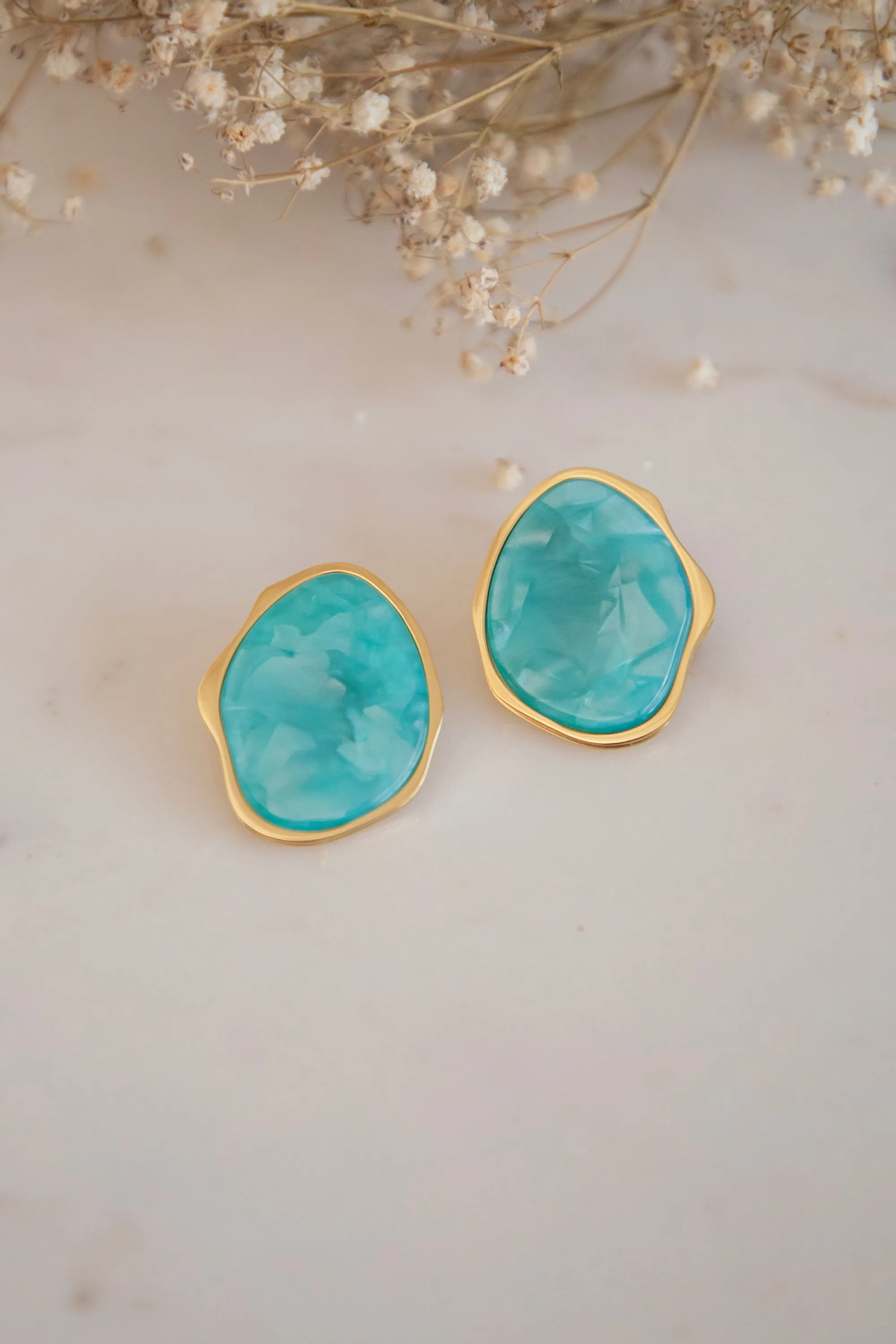 Perfectly Imperfect Blue - Oorbellen