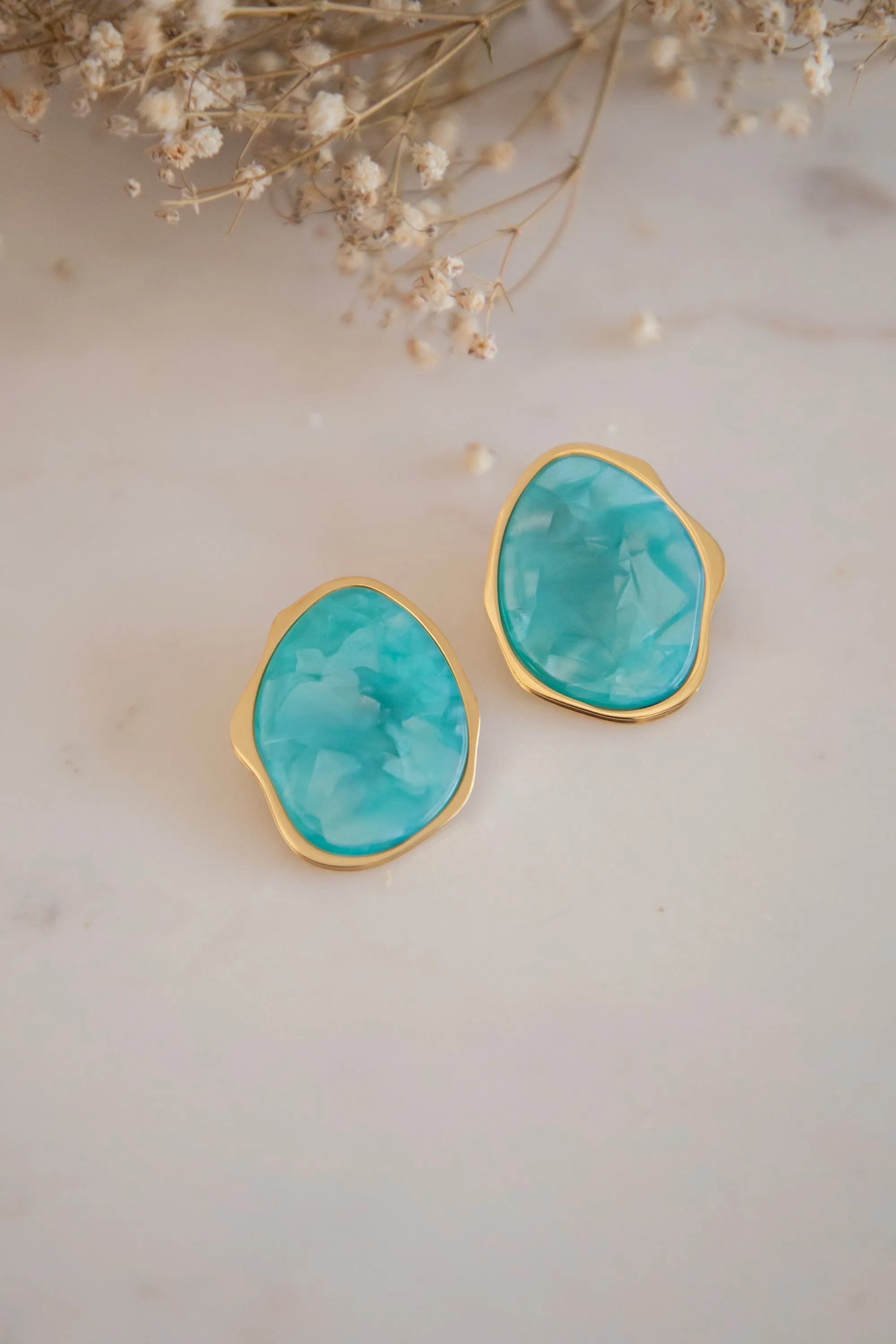 Perfectly Imperfect Blue - Oorbellen