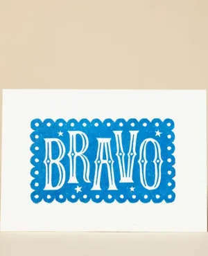 Pressed and Folded Bravo Blue
