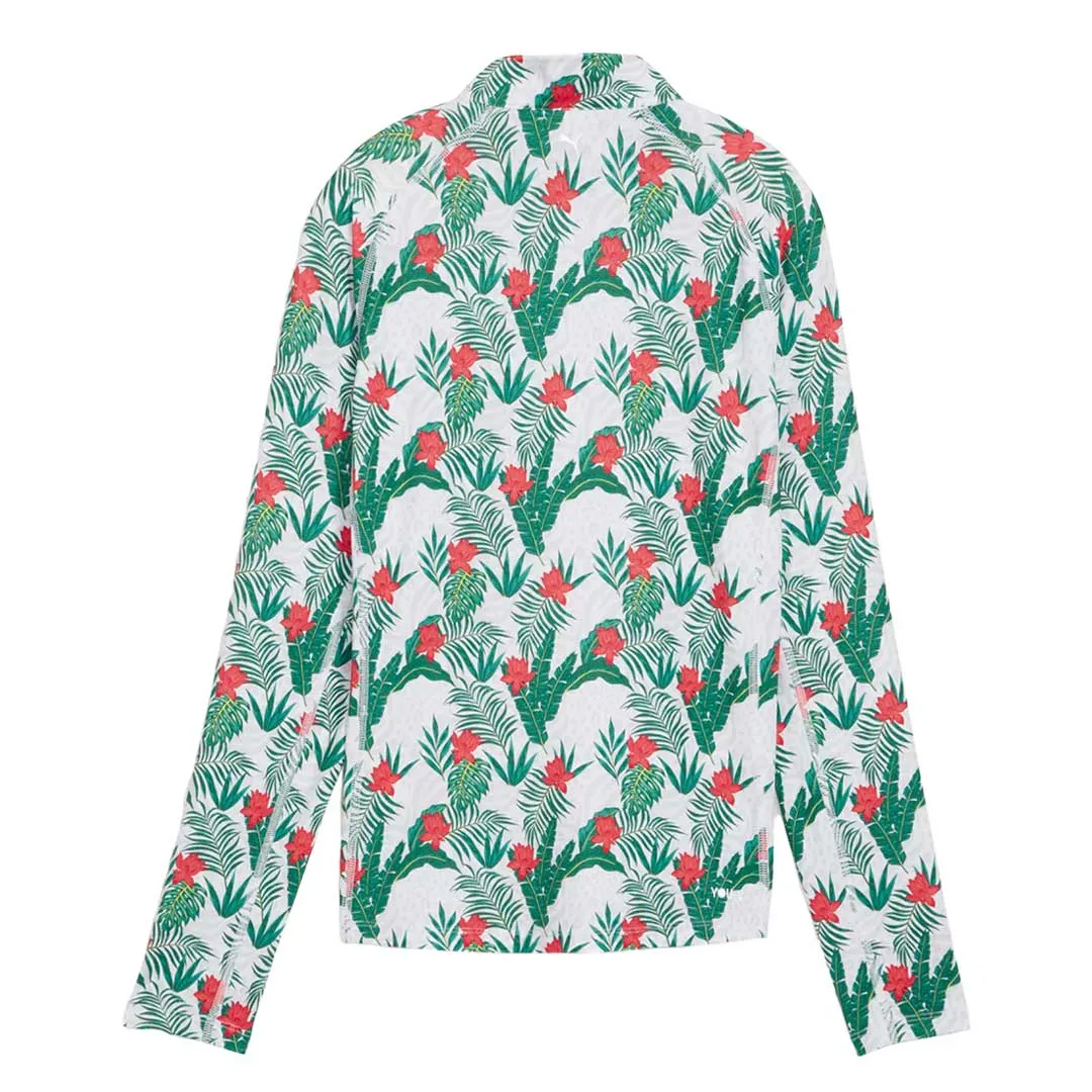 Puma - Women's You-V Tropic Golf Quarter Zip Sweater (623933 01)