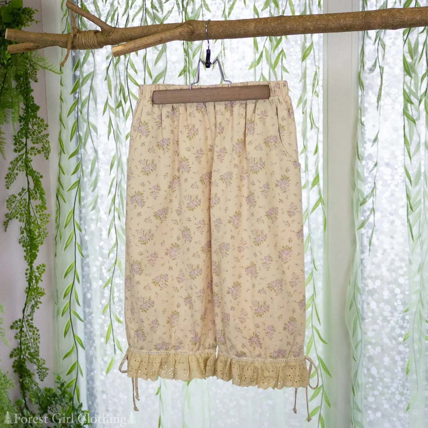 Purple Flower Bloomers