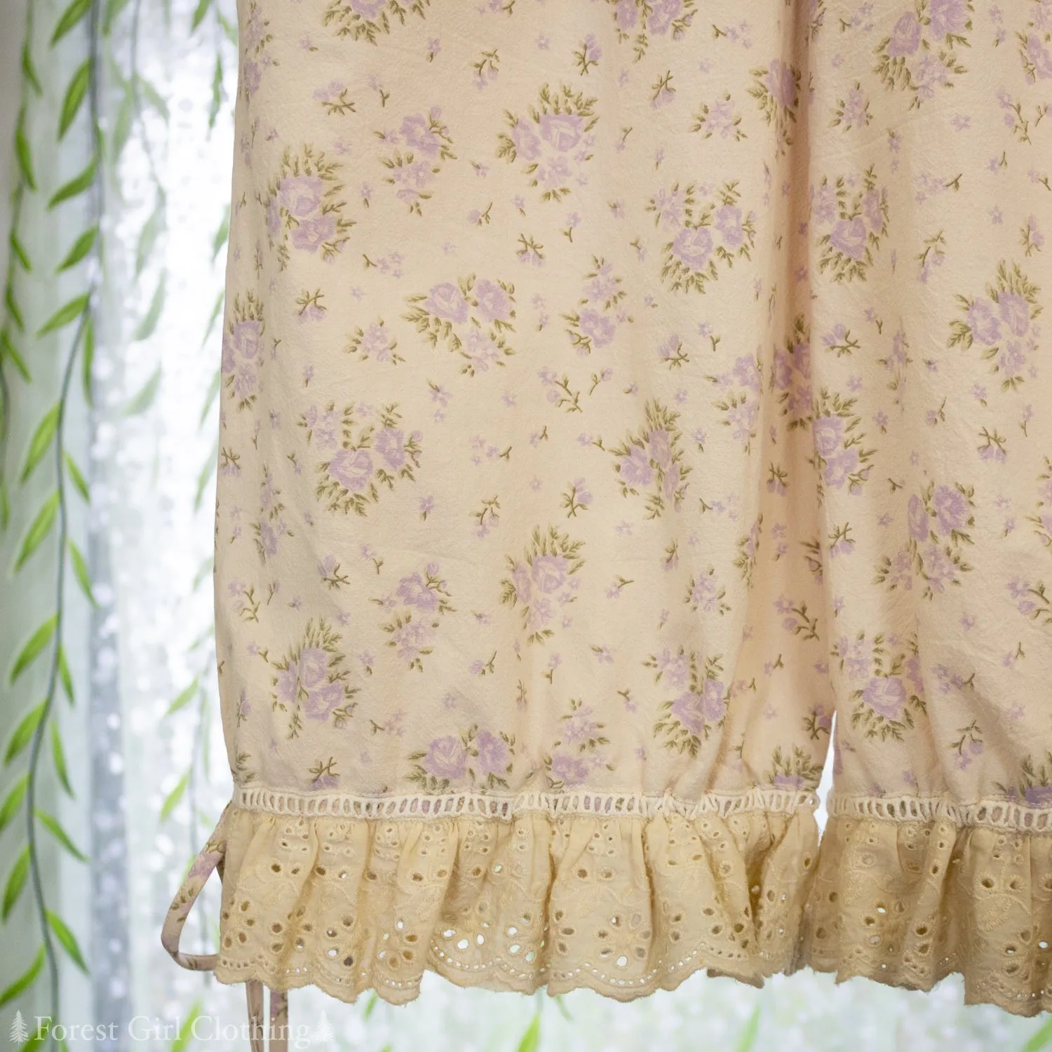 Purple Flower Bloomers
