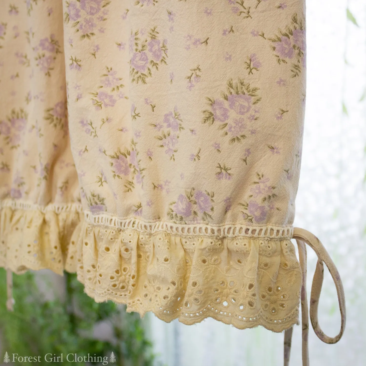 Purple Flower Bloomers